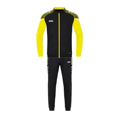 Image de JAKO Survêtement Performant En Polyester, Mixte, Noir/Jaune Doux, M