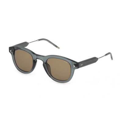 Image de Lozza Unisex SL4315 SORRENTO 5 0G61 Lunettes de soleil Acétate Vert Marron Pantos Normale