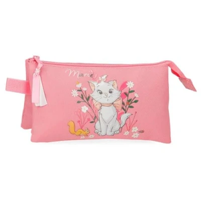 Image de Disney Trousse Scolaire, infafntile, fabriquée en Polyester, Triple Compartiment pour améliorer l&#039;organisation, Taille idéale Le Transporter dans Sac à Dos, avec poignée latérale.,