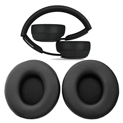 Image de V MOTA Coussinets de rechange compatibles avec les casques Beats Solo Pro sans fil antibruit (1 paire) (Noir)