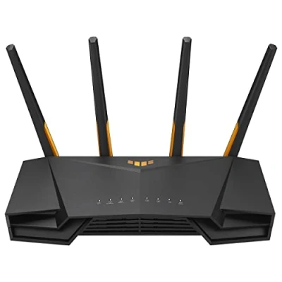 Image de ASUS TUF AX4200 Routeur Gaming Wi Fi 6, double bande, mode Mobile, AiProtection Pro gratuit à vie, AiMesh, Gear Accelerator, Port et Adaptive QoS, Connexion mobile 4G 5G