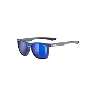Image de uvex Lgl 42 Lunettes de Soleil pour Hommes et Femmes Effet Miroir Catégorie Filtre 3 Blue Grey/Blue One Size