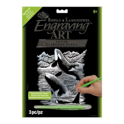 Image de Royal &amp; Langnickel SILF19 Gravure d&#039;art arc argent Taille A4 Orques