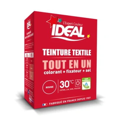 Image de Ideal Teinture Textile Tout en un 230 g Rouge