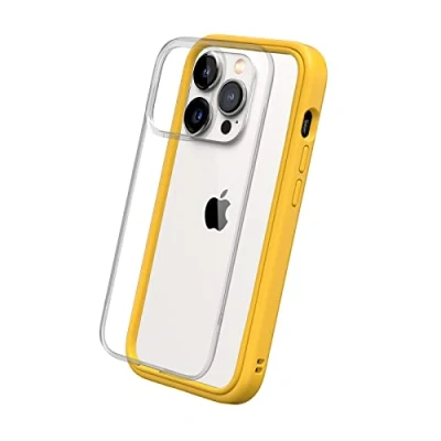 Image de RhinoShield Coque Compatible avec [iPhone 14 Pro] Mod NX Protection Fine Personnalisable Technologie d&#039;absorption des Chocs [sans BPA] Jaune