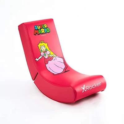 Image de X Rocker Video Peach Siège de jeu sur console Rose, Rouge Neuf