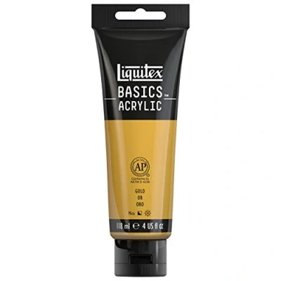 Image de Liquitex Acrylique Basics Tube, Or, 118ml