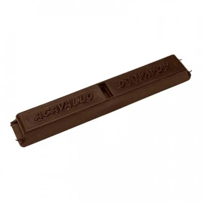 Image de Acavallo Protection pour chaîne de joue Marron