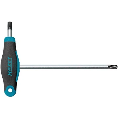 Image de HAZET Wiha 829KKT T30 Tournevis Allen avec lame courte et longue pour insertion flexible Bleu foncé