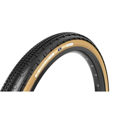 Image de Panaracer Gravelking SK Pneu Unisexe, Noir/Marron, 700X50C