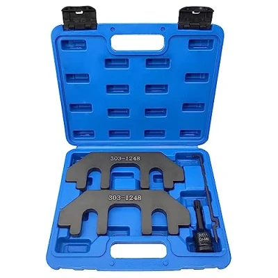 Image de ZKTOOL Outils de Blocage d&#039;Arbre à Cames Distribution Moteur, Compatible avec Ford 3.5L &amp; 3.7L 4V, Outil Synchronisation Verrouillage et d&#039;Alignement Cames, OEM 303 1248 1530
