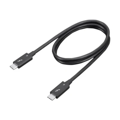 Image de Lenovo 4X91K16968 Câble Thunderbolt 0,7 m 40 Gbit/s Noir Neuf