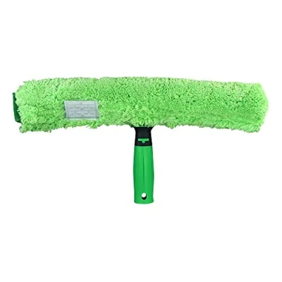 Image de Unger 79021 MicroStrip Lave vitre (Longueur 45 cm, Housse en Microfibre avec Tampon Anti saleté pour Les Taches tenaces, remplaçable par Velcro)