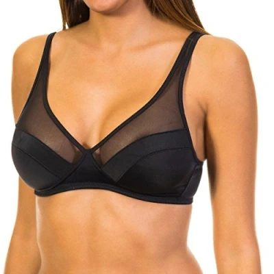 Image de DIM Generous Wireless BRA Soutiengorge triangle, Femme, Taille: 80C, Black