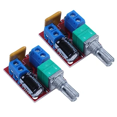 Image de CENMEN 2X Mini DC Motor PWM Speed ​​Controller 3V 6V 12V 24V 35VDC 90W 5A ​​Control Switch LED Dimmer