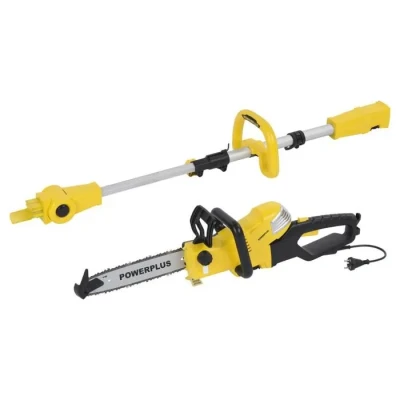 Image de Elagueuse électrique POWERPLUS POWXG1032 900W sur perche extensible Guide de 30cm + Tête inclinable