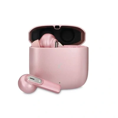 Image de KSIX Spark Écouteurs sans Fil Bluetooth 5.2 et Annulation du Bruit Casque avec Son HD Double Microphone pour appels, Sport Musique Rose