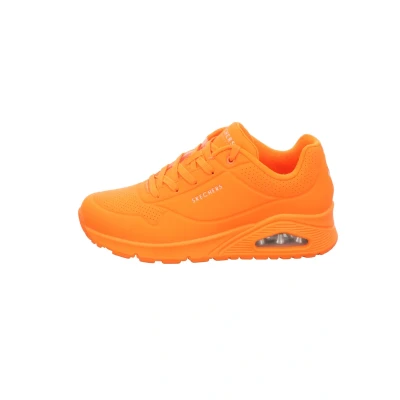 Image de Skechers Sport UNO Night Shades Baskets basses, Femme, Taille: 35, Orange Matière synthétique
