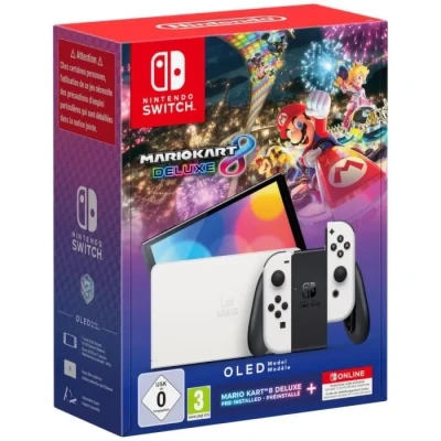 Image de Console Nintendo Switch Modèle OLED Mario Kart 8 Deluxe (SWITCH)
