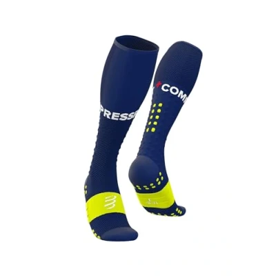 Image de COMPRESSPORT Chaussettes de Compression Full Socks Run Soutien des Muscles Running et Triathlon Pour Entraînement Compétition Ultra légère