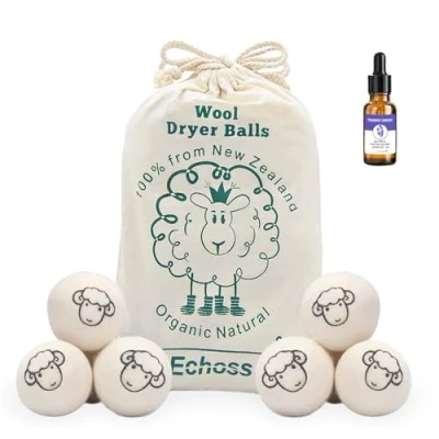 Image de Balle de Séchage pour Sèche linge,Réutilisables Anti Rides Séchoir Boules Parfumées Réduit Temps Séchage,Naturel Parfum Frais Linge Détachant