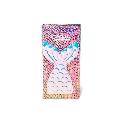 Image de Martinelia Palette Fard À Paupière Enfant Sirène Maquillage 52 Fards à Paupières + 8 Brillants Lèvres 6 Bronzeurs &amp; Blush Pinceaux Sans Produits Nocifs pour