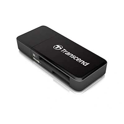 Image de Lecteur de carte SD/MicroSD TRANSCEND USB 3.0 Noir