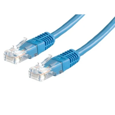 Image de VALUE Cordon LAN Cat 6 Câble réseau UTP Ethernet avec connecteur RJ45 bleu 5 m