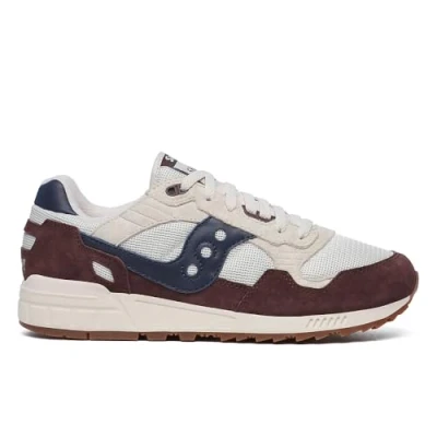 Image de Saucony Shadow 5000 Baskets basses, Homme, Taille: 42.5, Moon/chocolate Cuir et textile