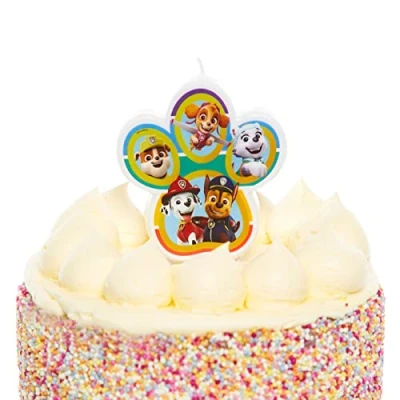 Image de Paw Patrol Gâteau Bougie Print 7x7cm