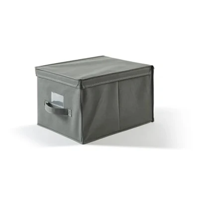 Image de Parfait Plus Easybox Boîte de Rangement en Tissu Cendres 40,0 X 30,0 25,0 Cm