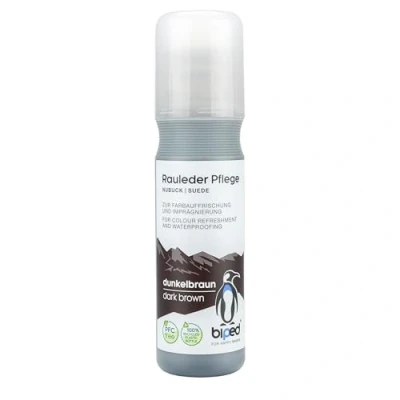 Image de biped soin daim rafraîchissement et imprégnation couleur stick nubuck velours avec applicateur éponge 75 ml z2790(marron foncé)