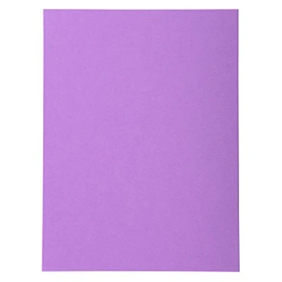 Image de Exacompta Réf. 420016E Paquet de 100 chemises semi rigides Forever® 170 g/m2 100% recyclées et certifiées Ange Bleu dimensions 24 x 32 cm pour format A4 couleur lilas