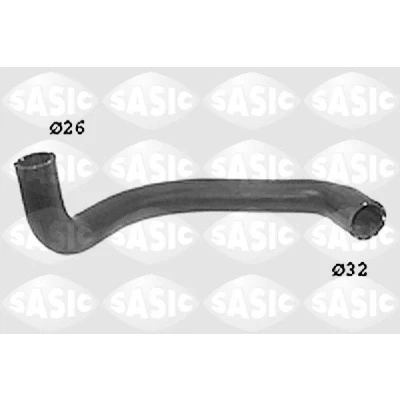 Image de SASIC SWH6692 Durite De Refroidissement gauche inférieur FORD: FIESTA 3