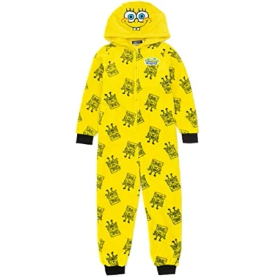 Image de SPONGEBOB SQUAREPANTS Aindie Enfants Pyjama de caractère Jaune