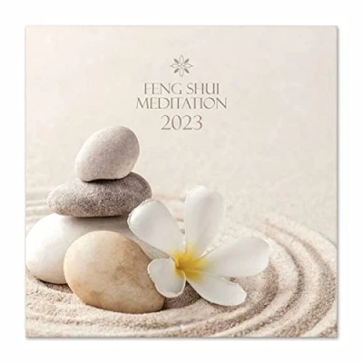 Image de Grupo Erik Calendrier Mural 2023 Feng Shui 12 MOIS Janvier à Décembre 30 x 60 cm, Certifié FSC, Mensuel en Français