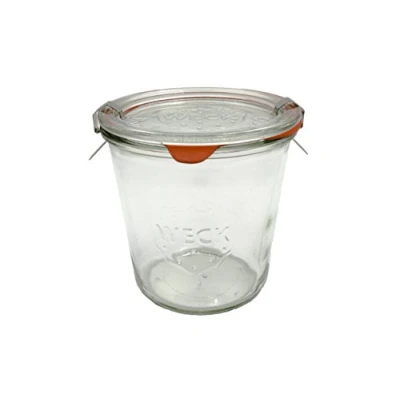 Image de Weck Bocal de 580 ml avec couvercle 100 mm. Joints et clips inclus