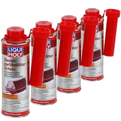 Image de Liqui Moly Lot de 4 filtres à particules diesel 5148 Additif DPF 250 ml