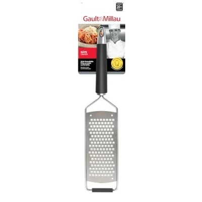 Image de GAULT&amp;MILLAU Râpe Inox Polyvalente et robuste Idéale pour râper légumes fromages Lot de 1