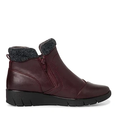 Image de Jana Bottines compensées, Femme, Taille: 39, Merlot Tissu / matière synthétique