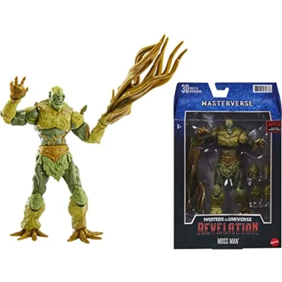 Image de Maîtres de l’Univers Masterverse, figurine articulée combat Moussor 18 cm, jouet pour collectionneurs et enfants dès 6 ans, GYV11