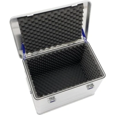 Image de ALUTEC coffre en aluminium Comfort 73 S (coffre avec mousse, capacité l, dimensions intérieures 550x350x381 mm, construction robuste, de rangement) 12073S