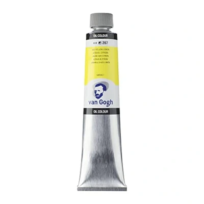 Image de Van Gogh Huile de peinture LEM, citron jaune azo, taille unique