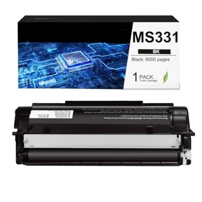 Image de CAIDI Cartouche de Toner Compatible 55B1000 MS431 pour Lexmark MS331dn MX331 MX431 (6000 Pages)