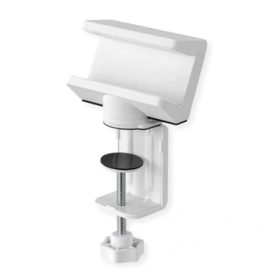 Image de VALUE Pied de Table pour Bloc multiprise, pivotant 360, Blanc
