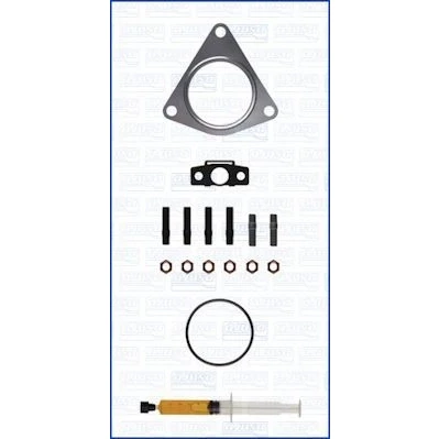 Image de AJUSA JTC11833 Kit de montage, compresseur with studs, syringe oil avec joints instructions montage AUDI: Q5, A4 B8 Berline, A5 Coupe