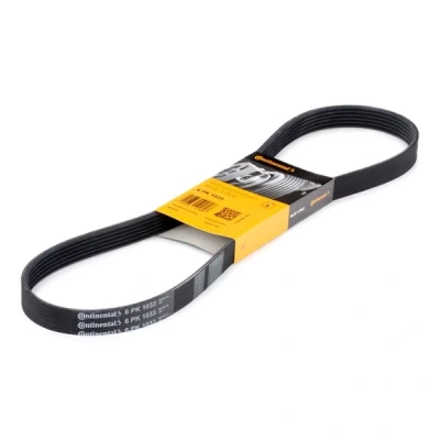 Image de GATES 6PK1033 Courroie Poly V 1033 6 Polyester, EPDM (éthylène propylène diène caoutchouc) RoadMax Value Line VOLKSWAGEN: GOLF 3, Polo IV 3/5 portes