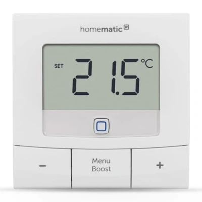 Image de Homematic IP Thermostat Mural Base, la maison connectée, pour Adapter température aux besoins de chacun, 154666A0 Blanc