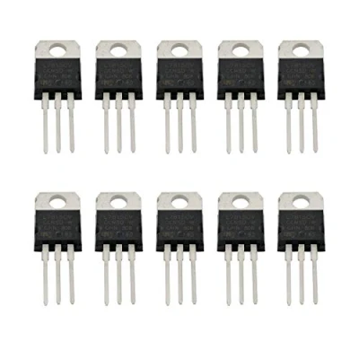 Image de 10PCS L7815CV L7815 1.5A 15V Transistor TO 220 de régulateur tension à trois bornes
