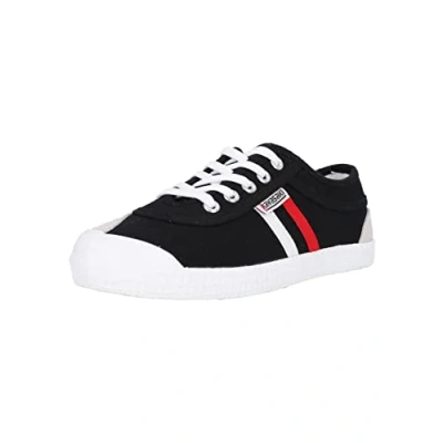 Image de Kawasaki Retro Baskets basses, Femme, Taille: 43, Black Cuir et textile